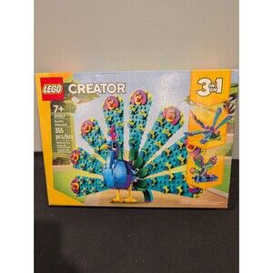 LEGO Creator 31157 Exotic Peacock – 3-in-1 Set – 355 pcs – New Sealed